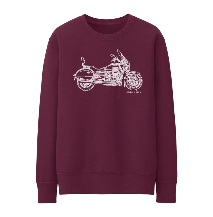 JL Illustration For A Moto Guzzi California Touring Motorbike Fan Jumper