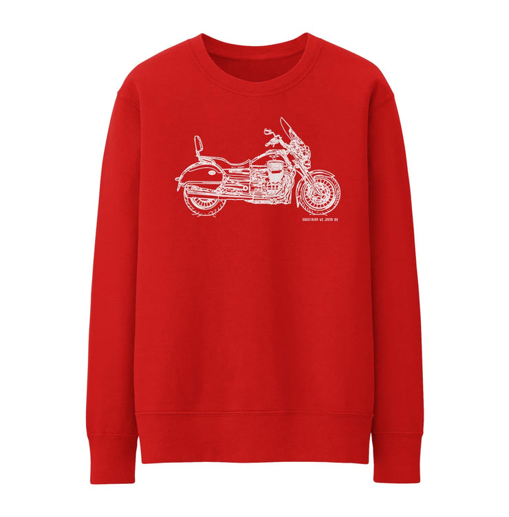 JL Illustration For A Moto Guzzi California Touring Motorbike Fan Jumper