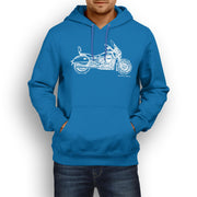 JL Illustration For A Moto Guzzi California Touring Motorbike Fan Hoodie