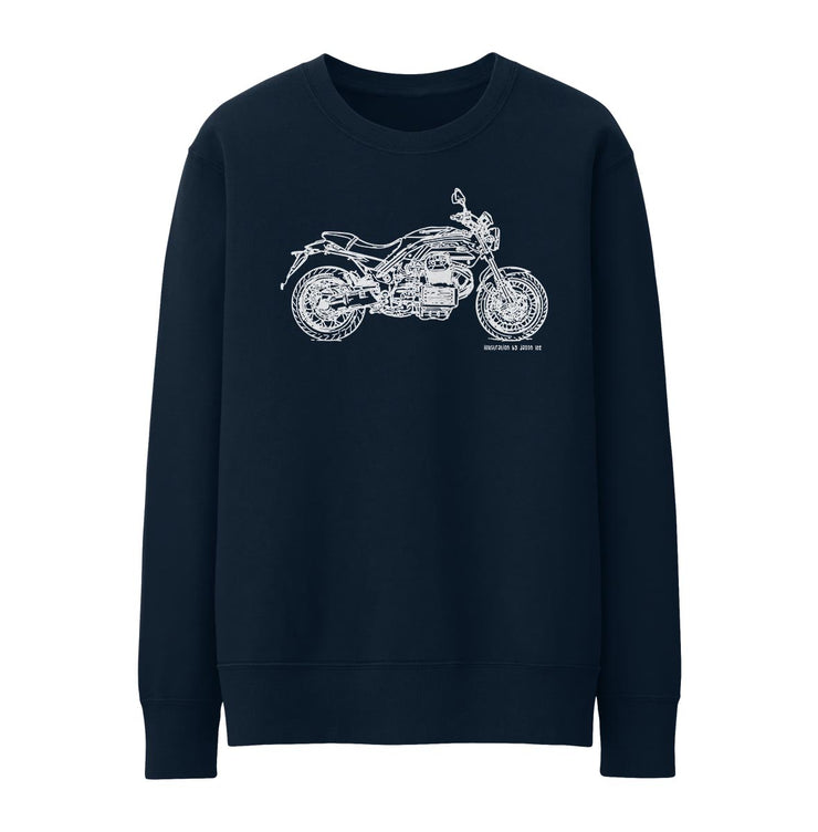 JL Illustration For A Moto Guzzi Griso 1200 8V SE Motorbike Fan Jumper