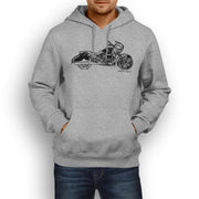 JL Illustration For A Moto Guzzi MGX21 Flying Fortress Motorbike Fan Hoodie