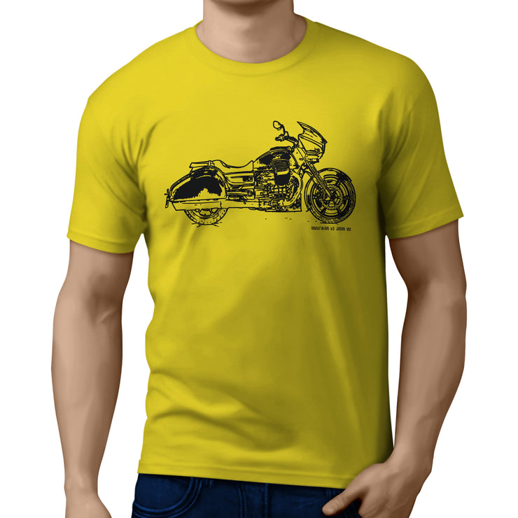 JL Illustration For A Moto Guzzi MGX21 Flying Fortress Motorbike Fan T-shirt