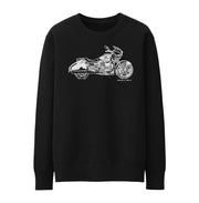 JL Illustration For A Moto Guzzi MGX21 Flying Fortress Motorbike Fan Jumper