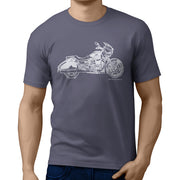 JL Illustration For A Moto Guzzi MGX21 Flying Fortress Motorbike Fan T-shirt