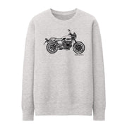 JL Illustration For A Moto Guzzi V7II Stornello Motorbike Fan Jumper