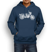 JL Illustration For A Moto Guzzi V7II Stornello Motorbike Fan Hoodie