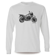 JL Illustration For A Moto Guzzi V85 TT Motorbike Fan LS-Tshirt