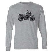 JL Illustration For A Moto Guzzi V85 TT Motorbike Fan LS-Tshirt