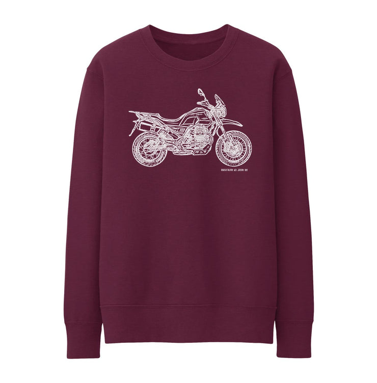 JL Illustration For A Moto Guzzi V85 TT Motorbike Fan Jumper