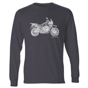 JL Illustration For A Moto Guzzi V85 TT Motorbike Fan LS-Tshirt