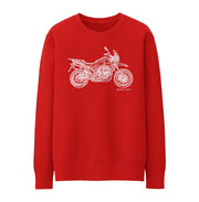 JL Illustration For A Moto Guzzi V85 TT Motorbike Fan Jumper