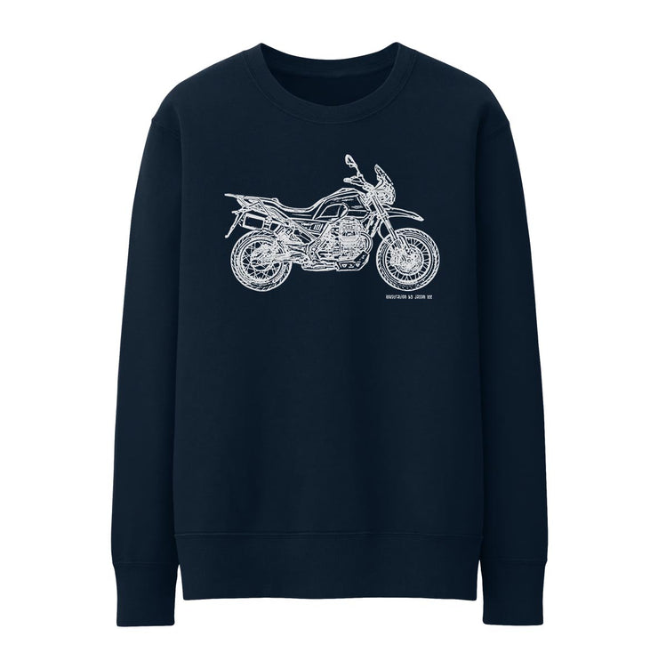 JL Illustration For A Moto Guzzi V85 TT Motorbike Fan Jumper