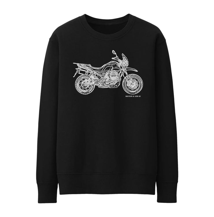 JL Illustration For A Moto Guzzi V85 TT Motorbike Fan Jumper