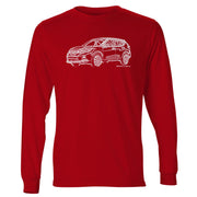 JL Illustration For A Nissan Rogue Motorcar Fan LS-Tshirt