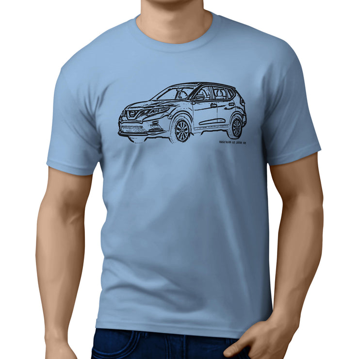 JL Illustration For A Nissan Rogue Motorcar Fan T-shirt