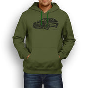 JL Illustration For A Nissan Sentra Motorcar Fan Hoodie
