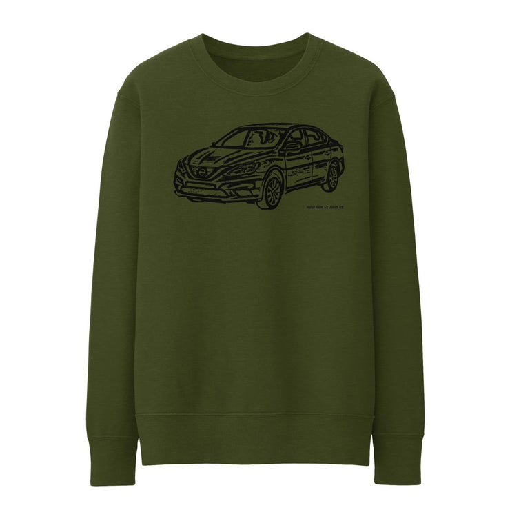 JL Illustration For A Nissan Sentra Motorcar Fan Jumper