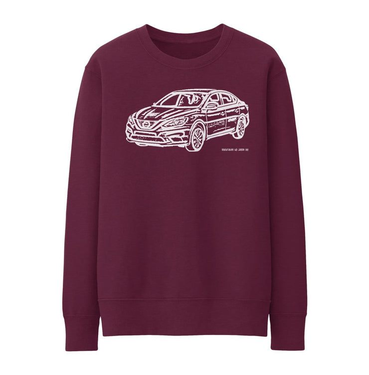 JL Illustration For A Nissan Sentra Motorcar Fan Jumper