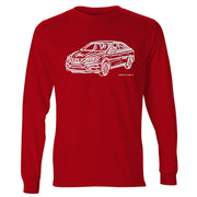 JL Illustration For A Nissan Sentra Motorcar Fan LS-Tshirt