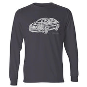 JL Illustration For A Nissan Sentra Motorcar Fan LS-Tshirt