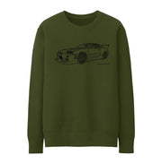 JL Illustration For A Nissan Skyline R34 GT-R Motorcar Fan Jumper