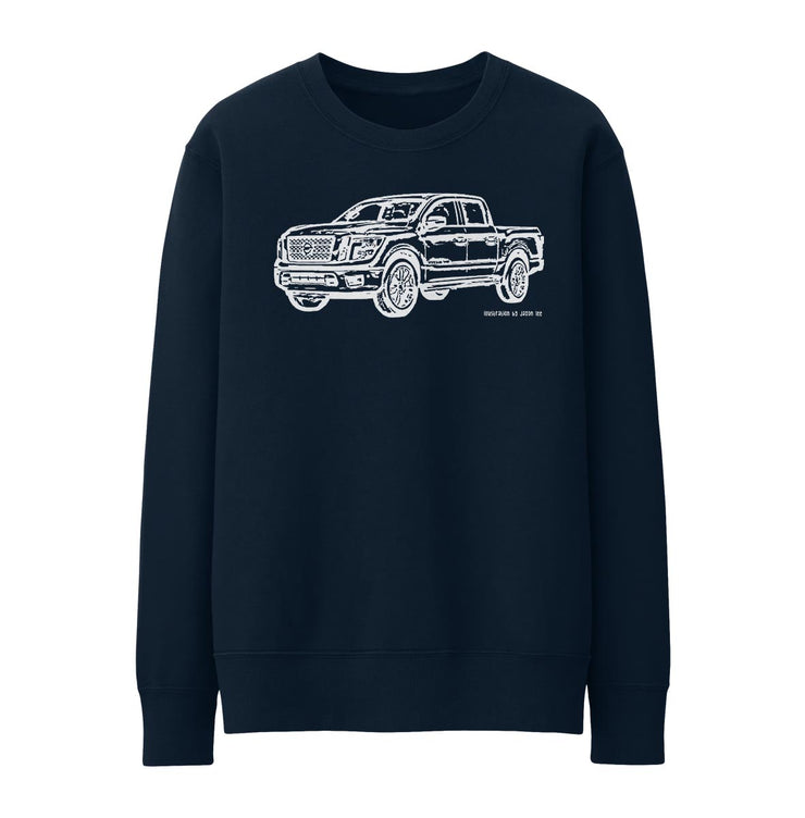 JL Illustration For A Nissan Titan Motorcar Fan Jumper