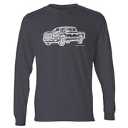 JL Illustration For A Nissan Titan Motorcar Fan LS-Tshirt