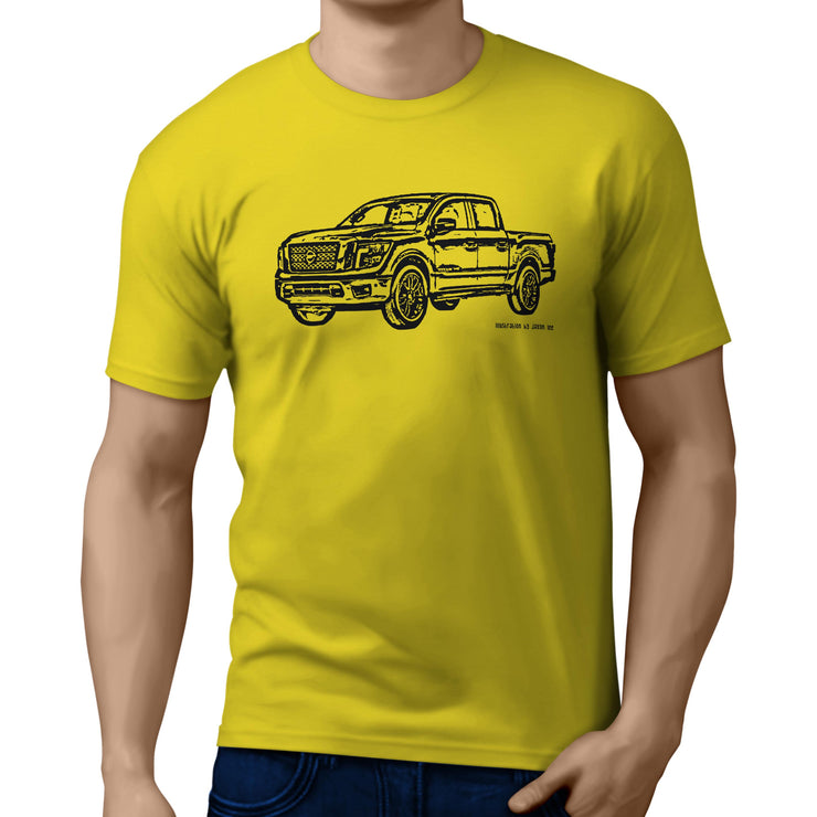 JL Illustration For A Nissan Titan Motorcar Fan T-shirt