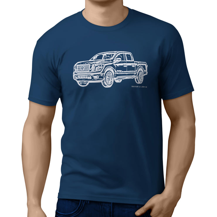 JL Illustration For A Nissan Titan Motorcar Fan T-shirt