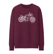 JL Illustration For A Norton Manx Motorbike Fan Jumper