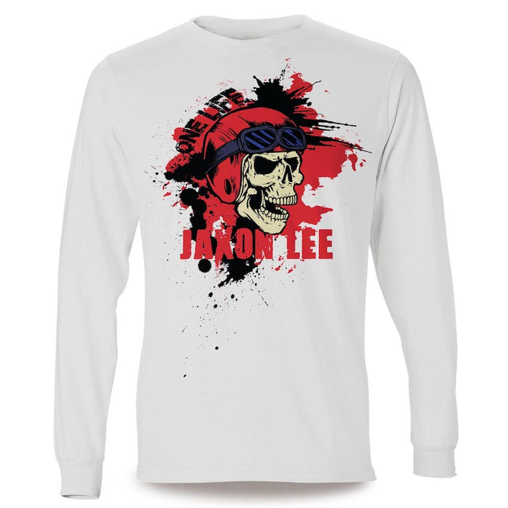 Jaxon Lee One Life Skull - Long Sleeve T-shirt