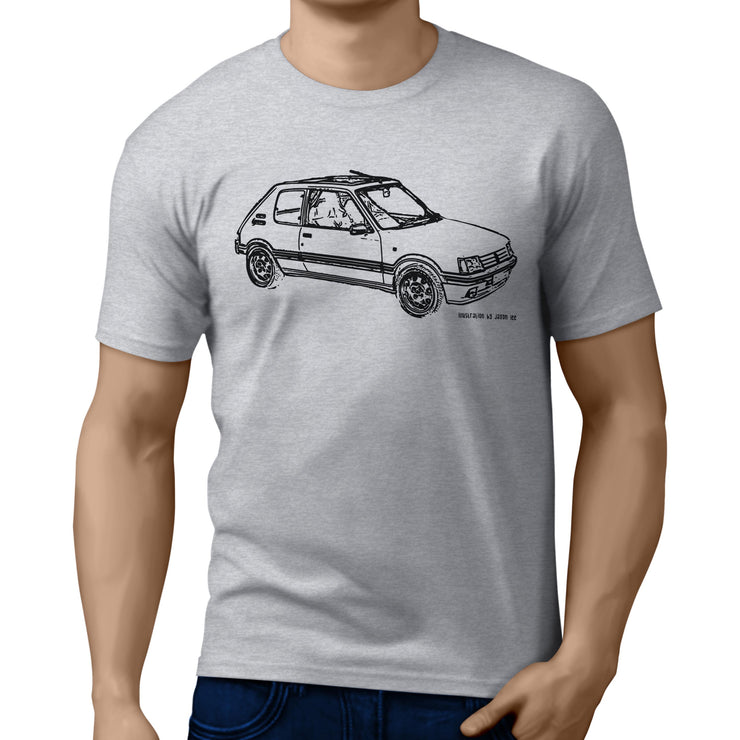 JL Illustration For A Peugeot 205 GTI 1.9 Motorcar Fan T-shirt