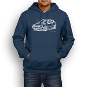 JL Illustration For A Peugeot 205 GTI Motorcar Fan Hoodie