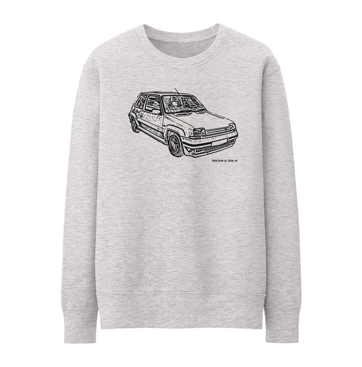 JL Illustration For A Renault 5 GT Turbo Motorcar Fan Jumper