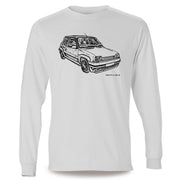 JL Illustration For A Renault 5 GT Turbo Motorcar Fan LS-Tshirt