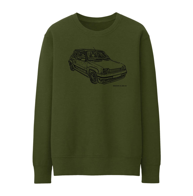 JL Illustration For A Renault 5 GT Turbo Motorcar Fan Jumper