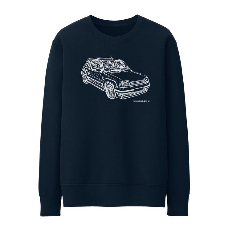 JL Illustration For A Renault 5 GT Turbo Motorcar Fan Jumper