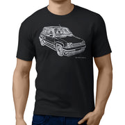 JL Illustration For A Renault 5 GT Turbo Motorcar Fan T-shirt
