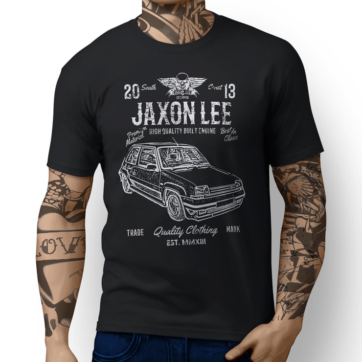 JL Soul Illustration For A Renault 5 GT Turbo Motorcar Fan T-shirt