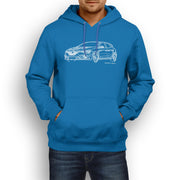 JL Illustration For A Renault Megane RS Trophy Motorcar Fan Hoodie