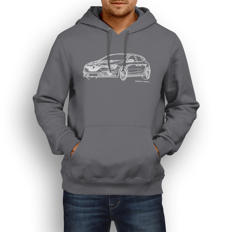 JL Illustration For A Renault Megane RS Trophy Motorcar Fan Hoodie