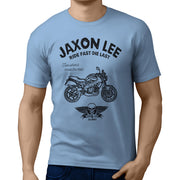 JL Ride Illustration For A Cagiva 2006 Raptor Motorbike Fan T-shirt