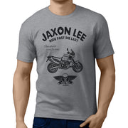 JL Ride Illustration For A Cagiva Elefant 900 ie Motorbike Fan T-shirt