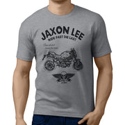 JL Ride Illustration For A Ducati Monster S2R 2015 Motorbike Fan T-shirt