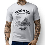 JL Ride Art Tee aimed at fans of Harley Davidson CVO Street Glide Motorbike