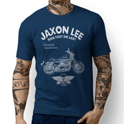 JL Ride Art Tee aimed at fans of Harley Davidson SuperLow Motorbike