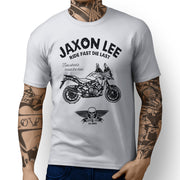 JL Ride Illustration For A Honda VFR800X Crossrunner Motorbike Fan T-shirt