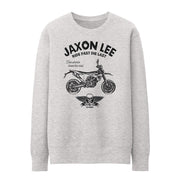 JL Ride Illustration For A Husqvarna 701 Supermoto Motorbike Fan Jumper