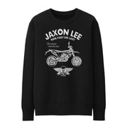 JL Ride Illustration For A Husqvarna 701 Supermoto Motorbike Fan Jumper