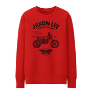 JL Ride Illustration For A Husqvarna FE 450 Motorbike Fan Jumper